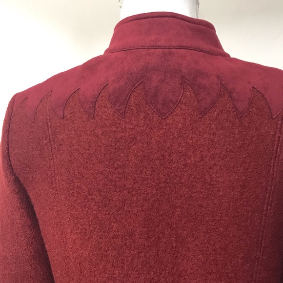 Geiger Tyrol Boiled Wool Jacket Suede Trim - Picture 3 of 8